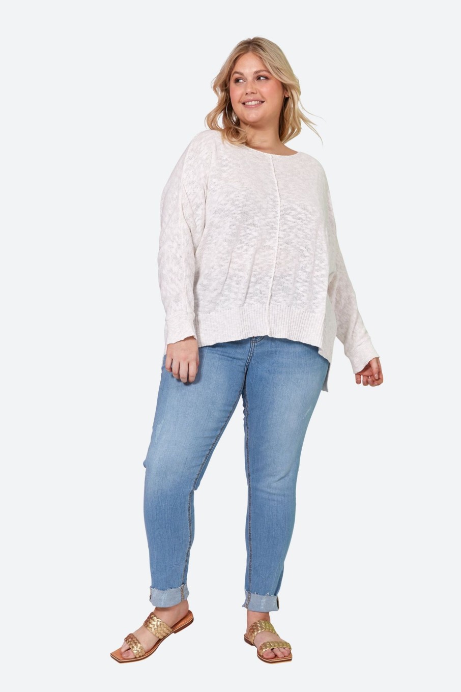 Clothing eb&ive Jumpers | Jovial Jumper - Blanc