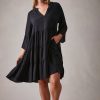 Clothing eb&ive Mid-Length Dresses | Bangalay Dress - Raven