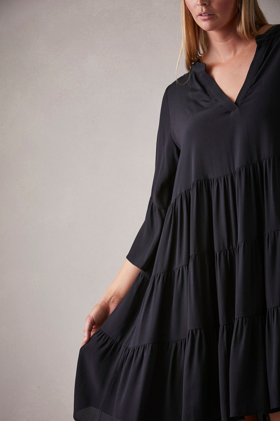 Clothing eb&ive Mid-Length Dresses | Bangalay Dress - Raven