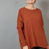 Clothing eb&ive Jumpers | Kit Button Knit - Cinnamon