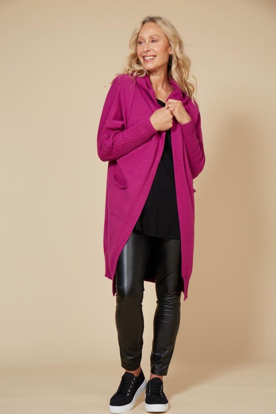 Clothing eb&ive Cardigans | Kit Cardigan - Mulberry