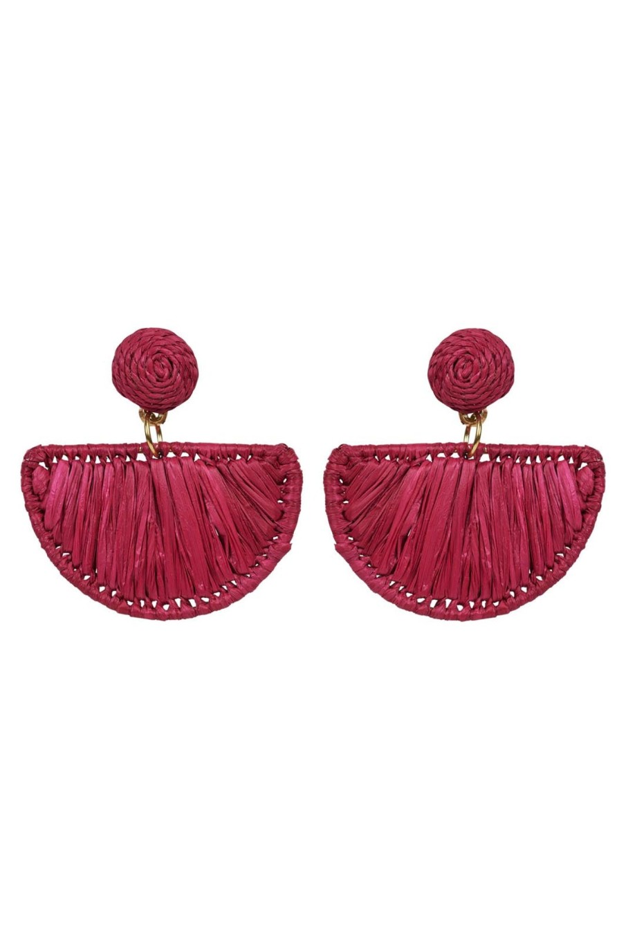 Accessories eb&ive Earrings | Milli Moon Earring - Mulberry