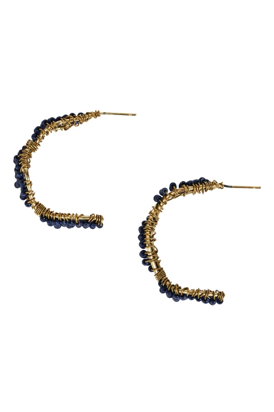 Accessories eb&ive Earrings | Vivid Bead Earring - Sapphire