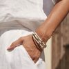 Accessories eb&ive Bracelets & Bangles | Luxe Bangle Set - Opal