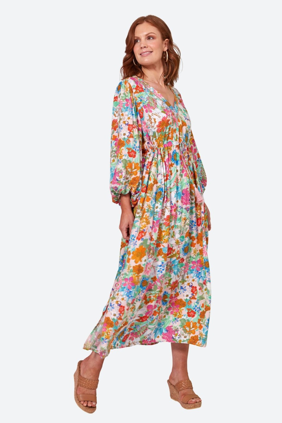 Clothing eb&ive Maxi Dresses | Esprit Maxi - Pink Flourish