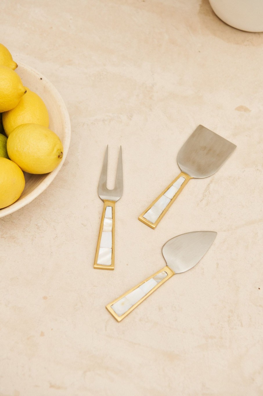 Homewares eb&ive | Verve Knife Set - Mother Of Pearl