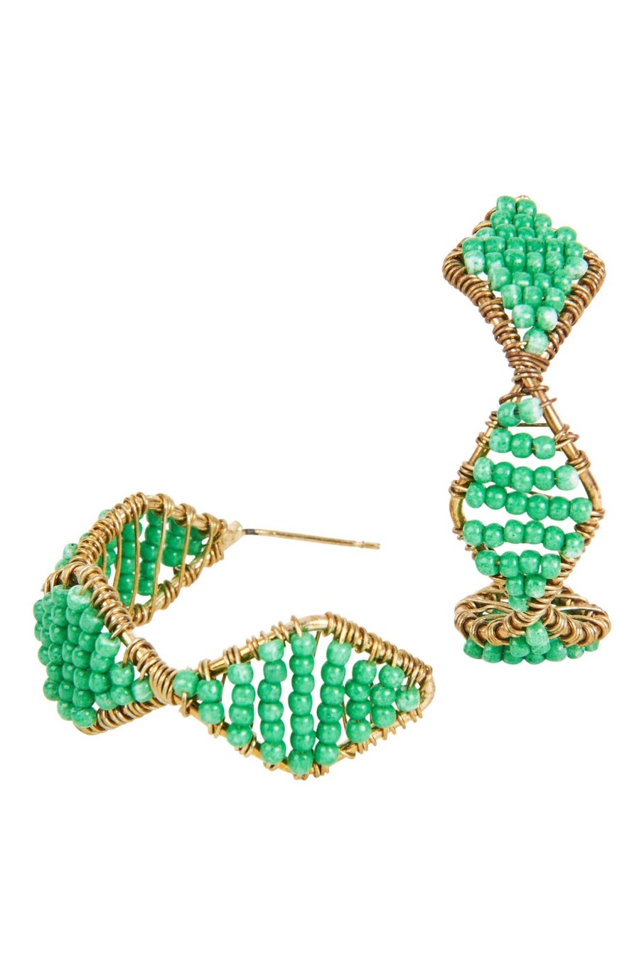 Accessories eb&ive Earrings | Vivid Bead Earring - Kiwi