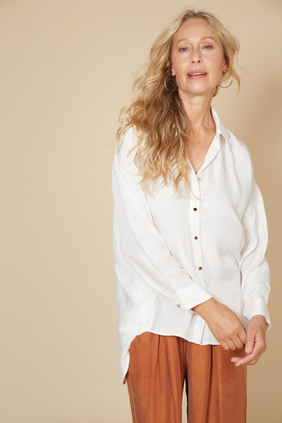 Clothing eb&ive Shirts | Vienetta Shirt - Blanc