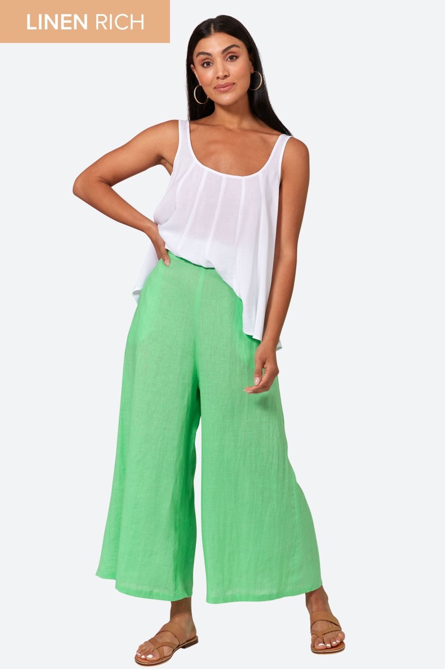 Clothing eb&ive Pants | La Vie Crop Pant - Kiwi