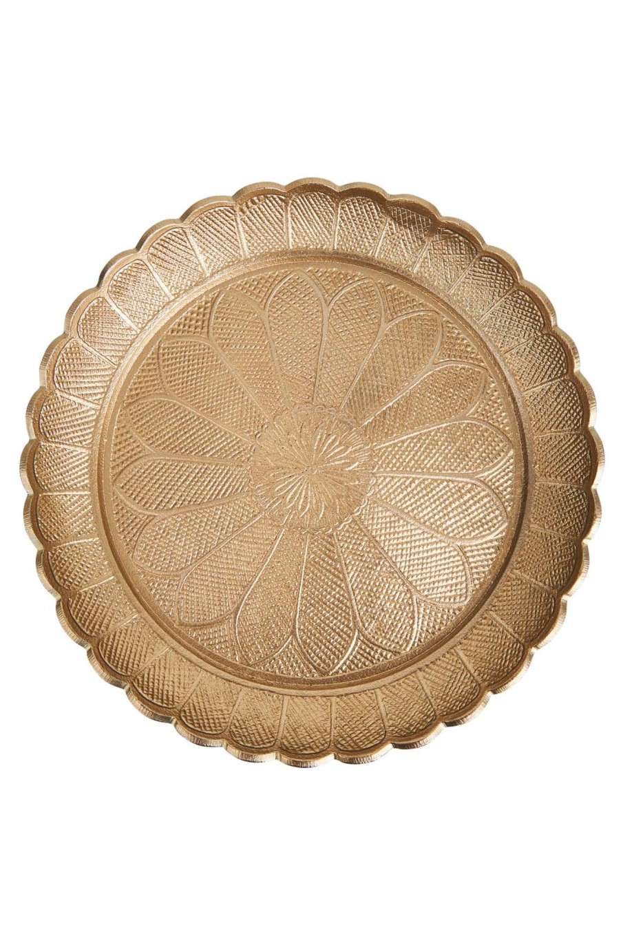 Homewares eb&ive | Daisy Luxe Salad Bowl/Platter - Bronze Gold