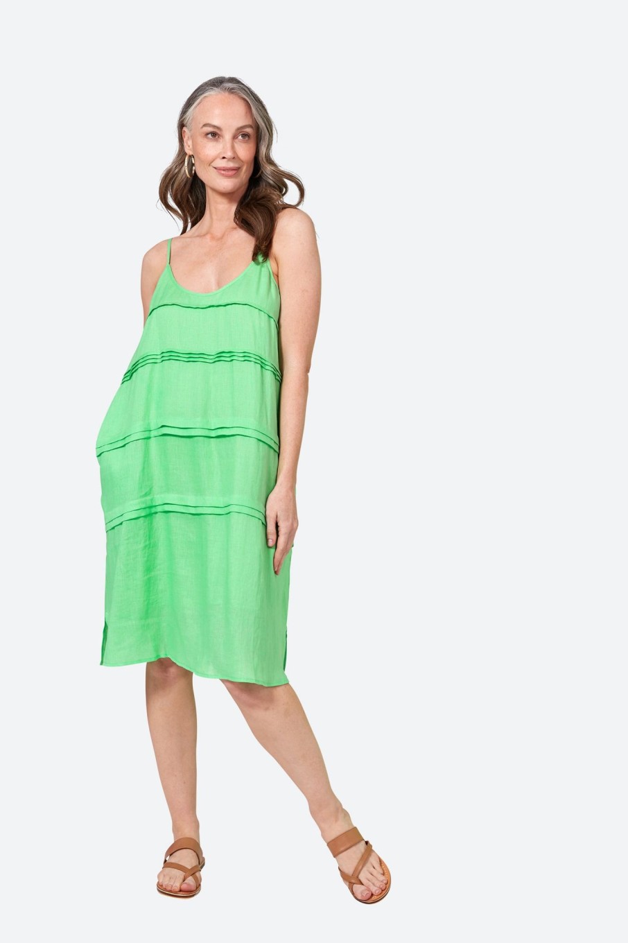 Clothing eb&ive Mid-Length Dresses | La Vie Tank Dress - Kiwi