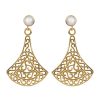 Accessories eb&ive Earrings | Adelphi Luxe Earring - Gold Swirl