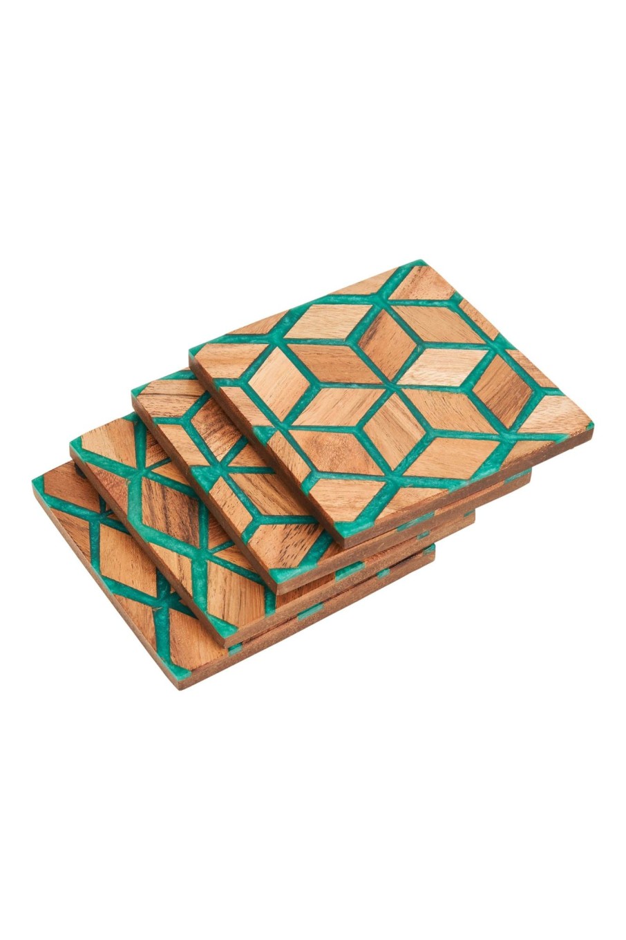 Homewares eb&ive | Elixir Coaster Set - Green