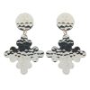 Accessories eb&ive Earrings | Allure Silver Earring - Cross