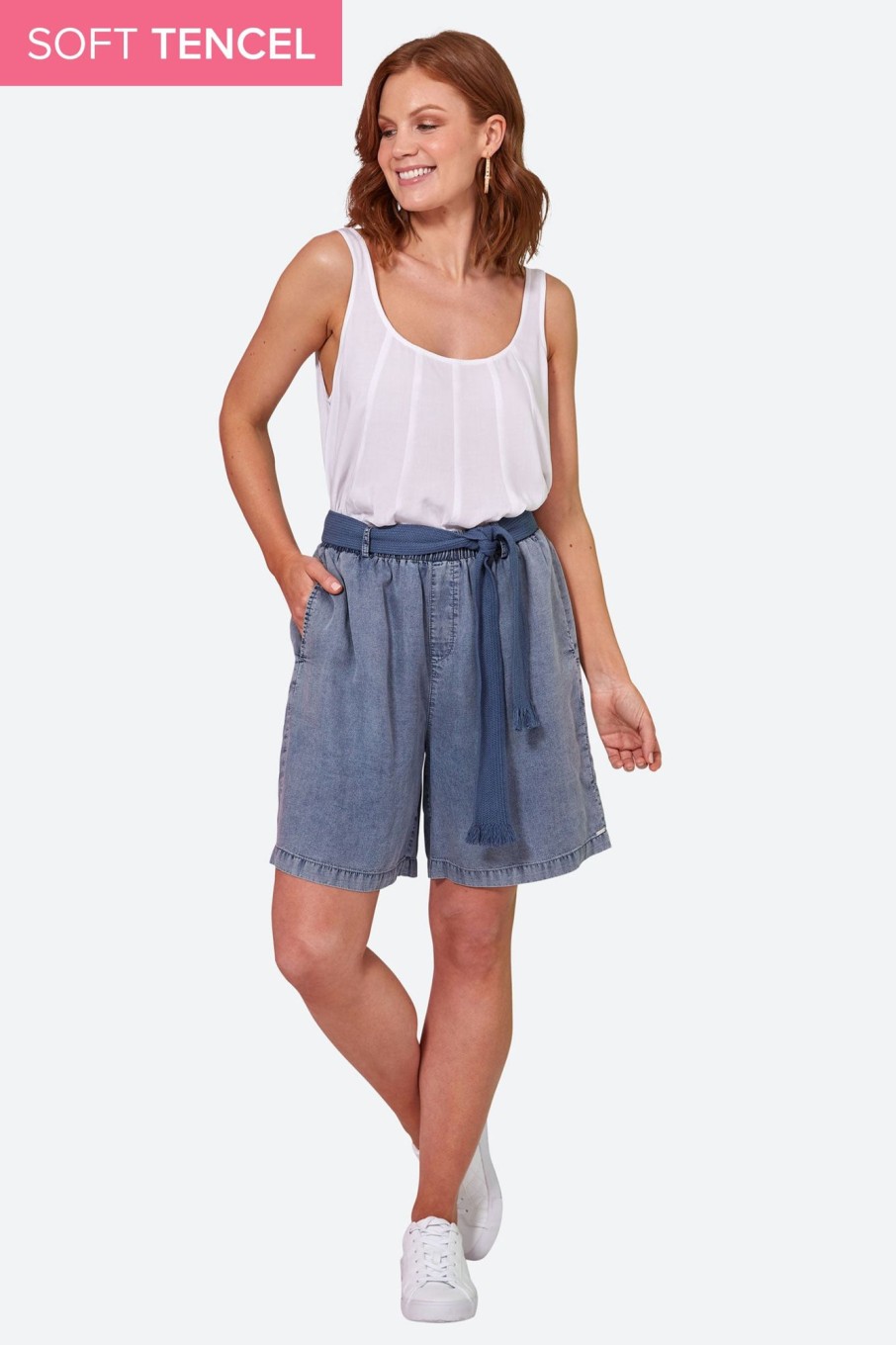 Clothing eb&ive Shorts | Elan Short - Denim