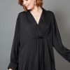 Clothing eb&ive Blouses | Winona Pleat Blouse - Ebony