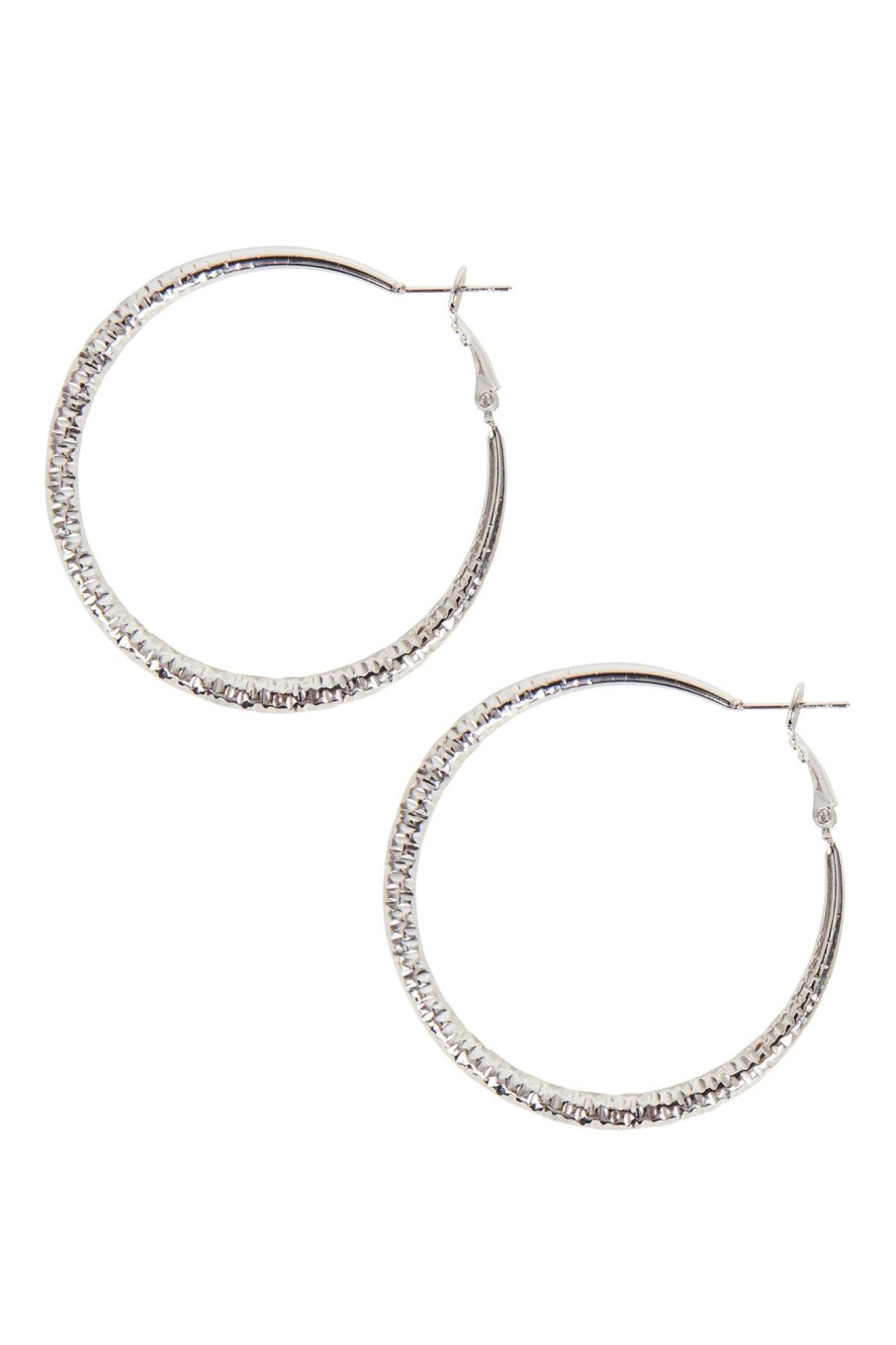 Accessories eb&ive Earrings | Avid Hoop Earring - Silver