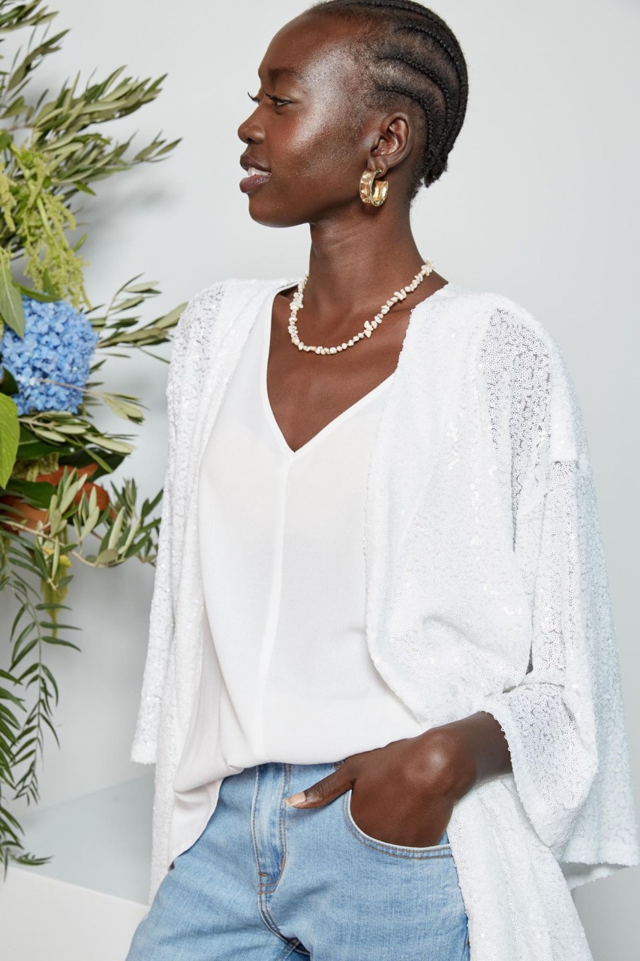 Accessories eb&ive Necklaces | Belladonna Necklace - Pearl