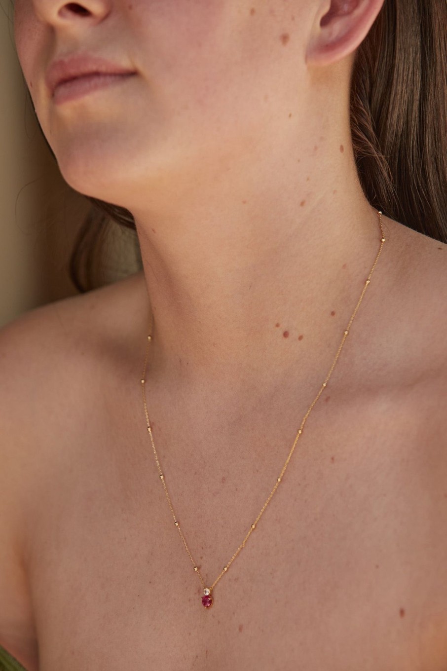 Accessories eb&ive Necklaces | Instinctive Necklace - Ruby