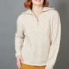 Clothing eb&ive Jumpers | Kinsella Zip Jumper - Tusk