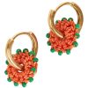 Accessories eb&ive Earrings | Ethos Earring - Coral/Kiwi