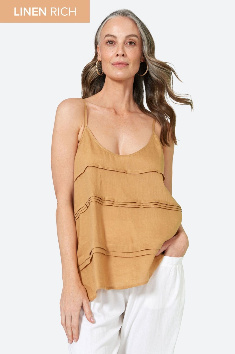 Clothing eb&ive Tanks | La Vie Tank - Caramel