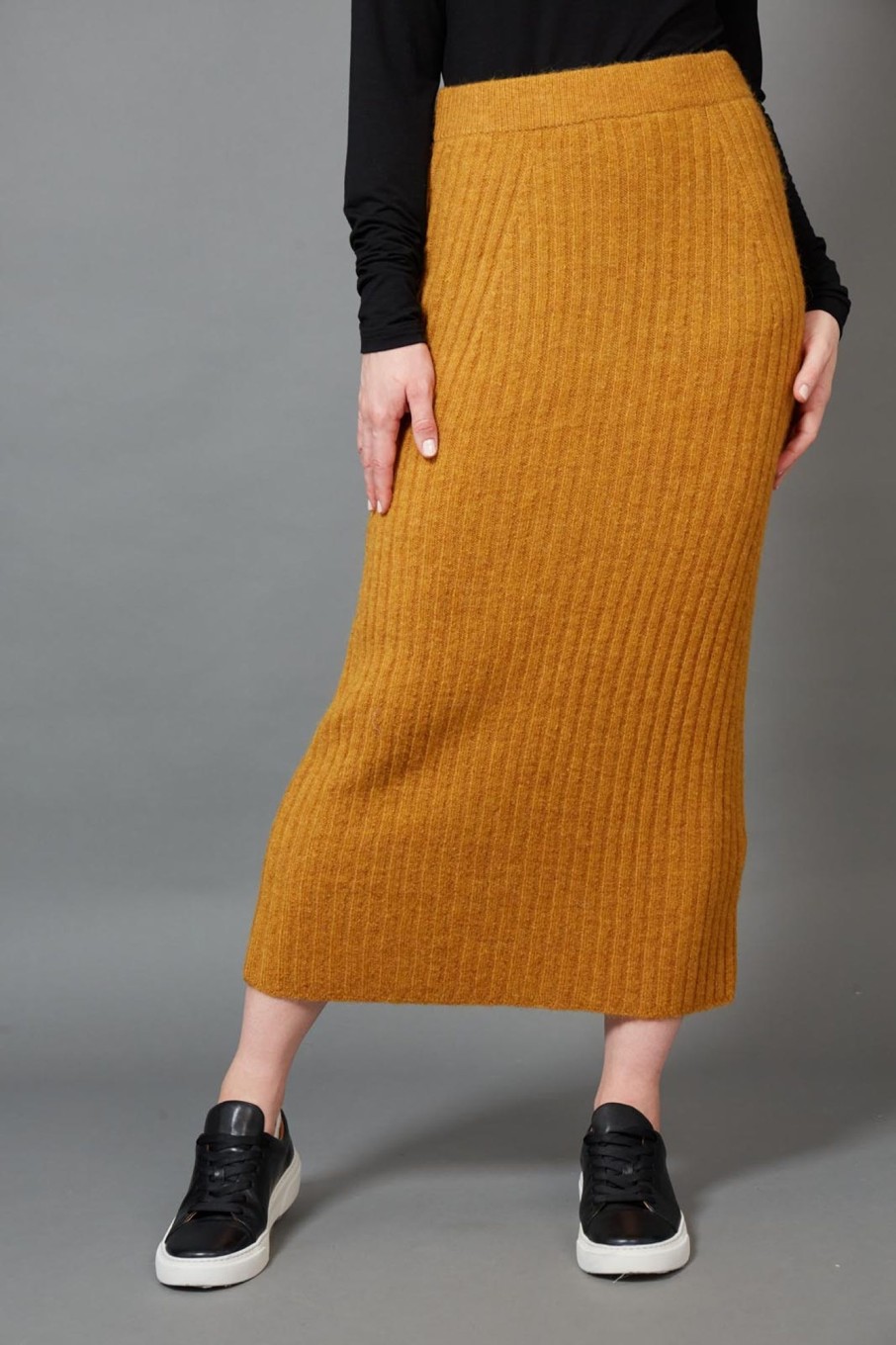 Clothing eb&ive Skirts | Kinsella Knit Skirt - Saffron