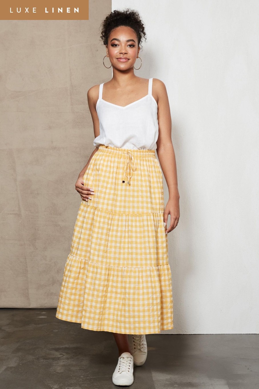 Clothing eb&ive Skirts | Mimosa Skirt - Honeycomb