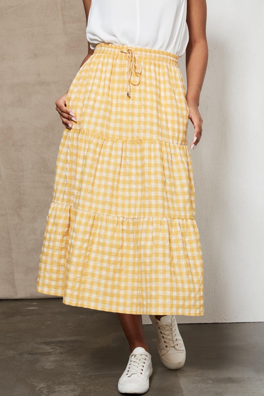 Clothing eb&ive Skirts | Mimosa Skirt - Honeycomb