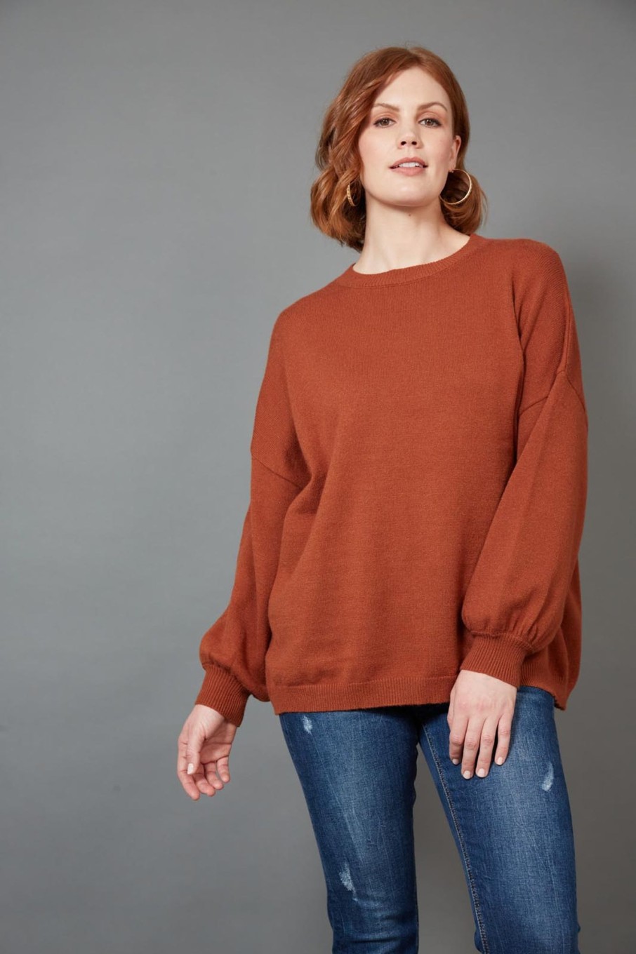 Clothing eb&ive Jumpers | Kit Jumper - Cinnamon