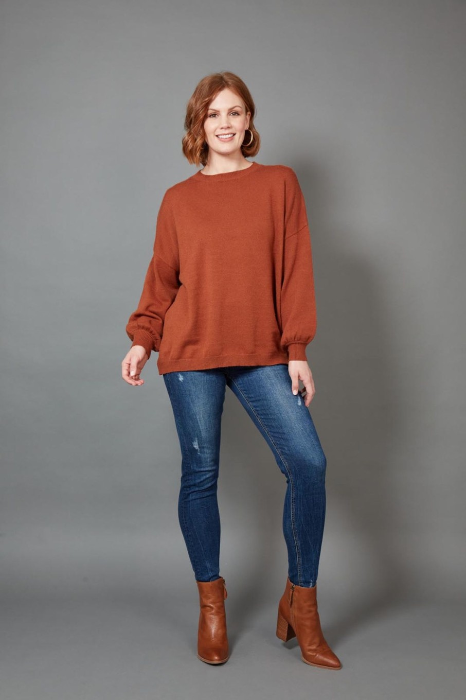 Clothing eb&ive Jumpers | Kit Jumper - Cinnamon