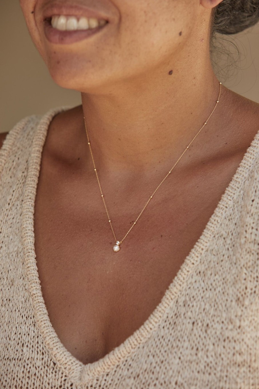 Accessories eb&ive Necklaces | Instinctive Necklace - Pearl