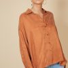 Clothing eb&ive Shirts | Vienetta Shirt - Caramel