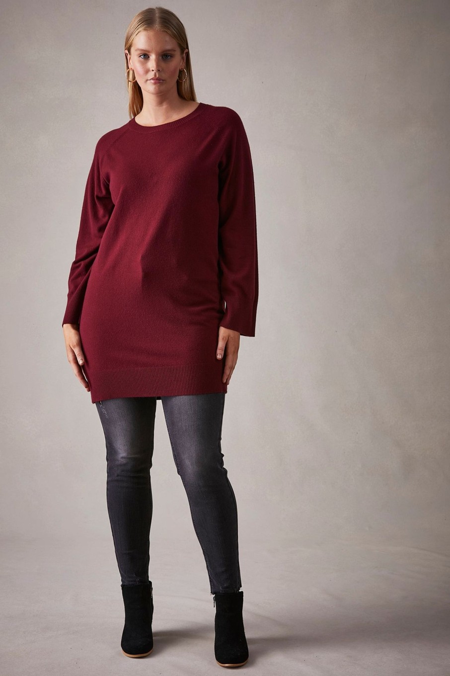 Clothing eb&ive Knits | Gunyah Knit Top/Dress - Mulberry