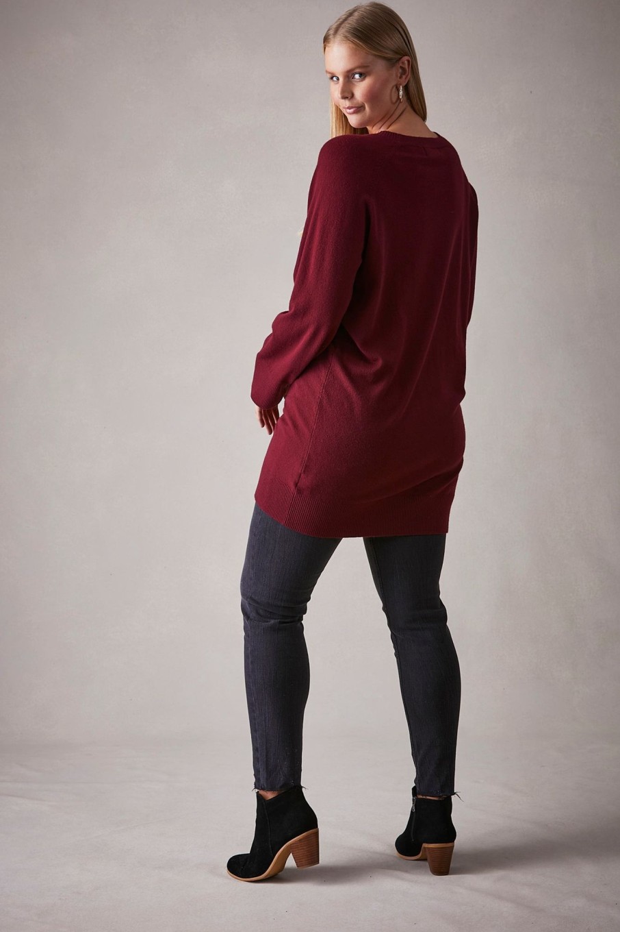 Clothing eb&ive Knits | Gunyah Knit Top/Dress - Mulberry