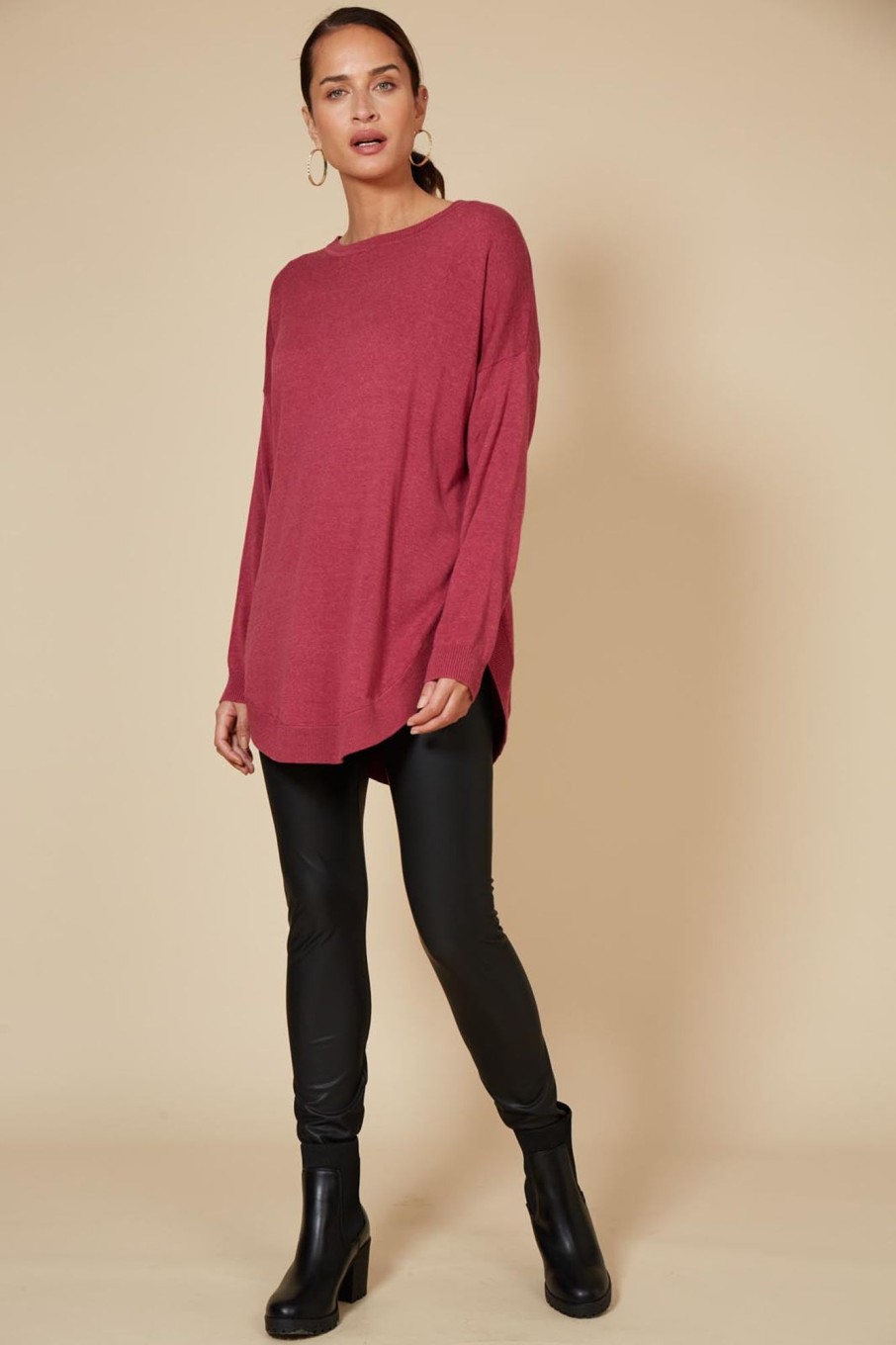 Clothing eb&ive Jumpers | Cleo Jumper - Mulberry