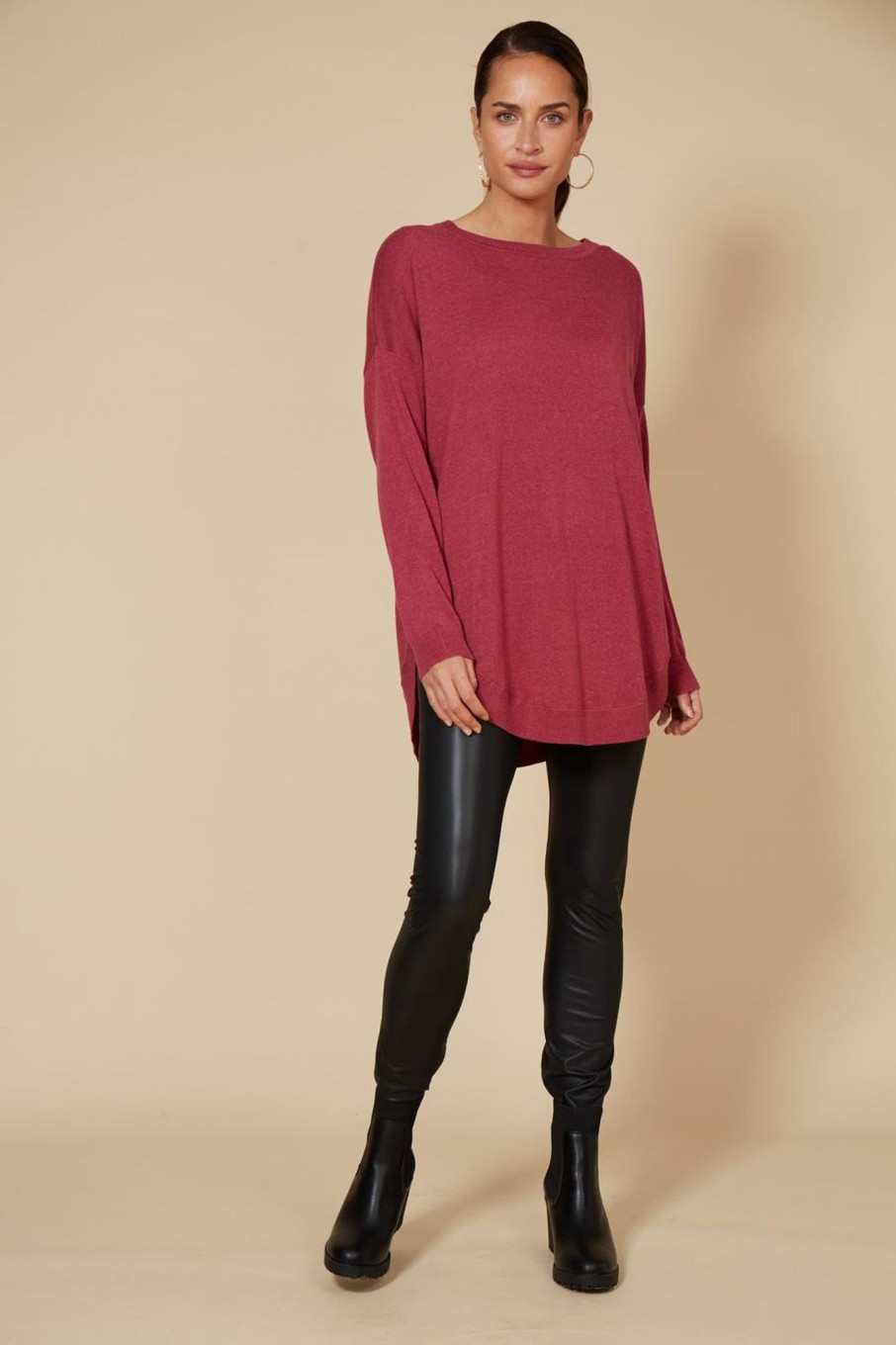 Clothing eb&ive Jumpers | Cleo Jumper - Mulberry