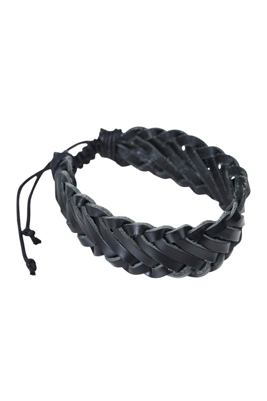 Accessories eb&ive Bracelets & Bangles | Astor Plait Bracelet - Black