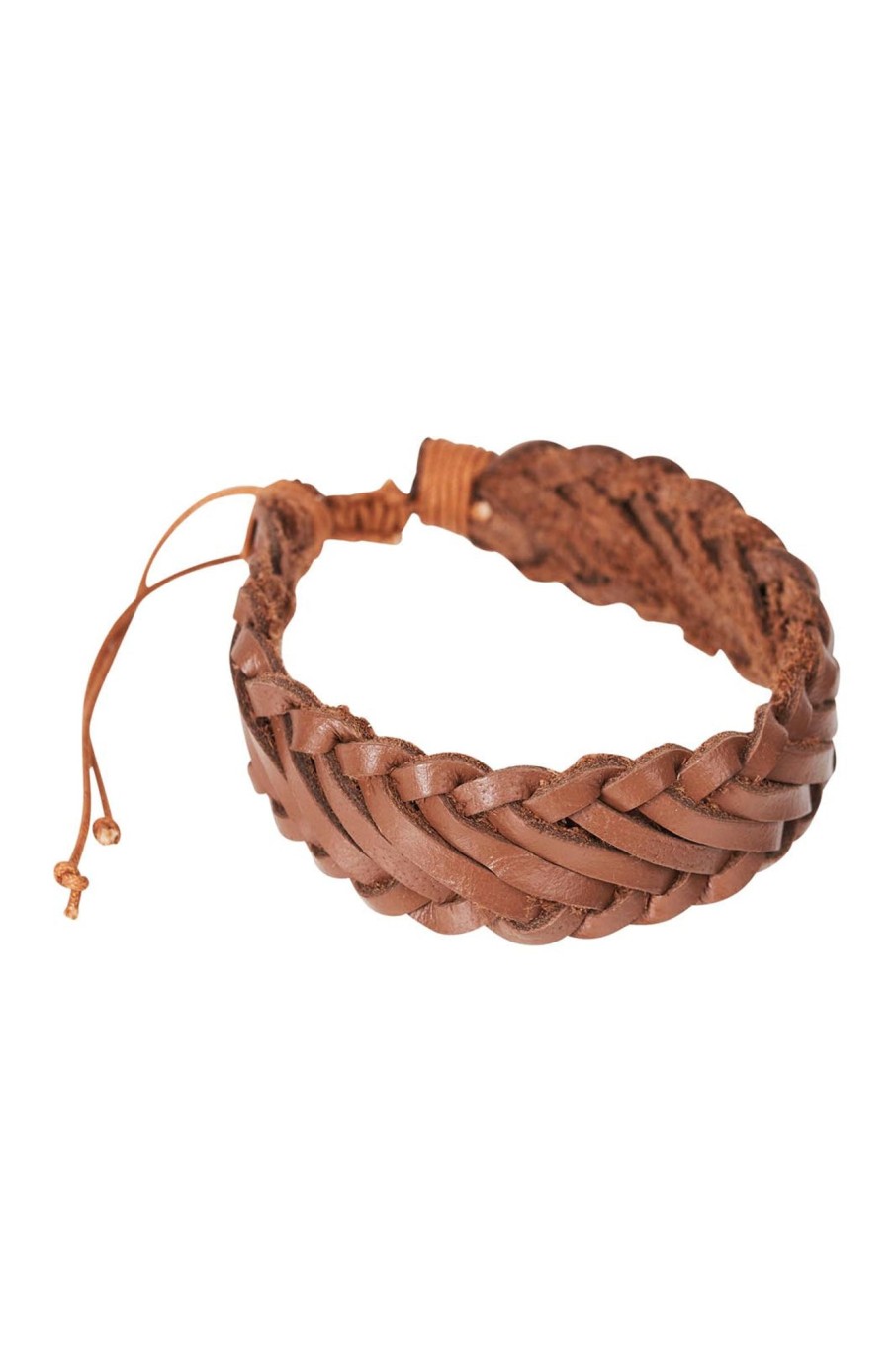 Accessories eb&ive Bracelets & Bangles | Astor Plait Bracelet - Tan