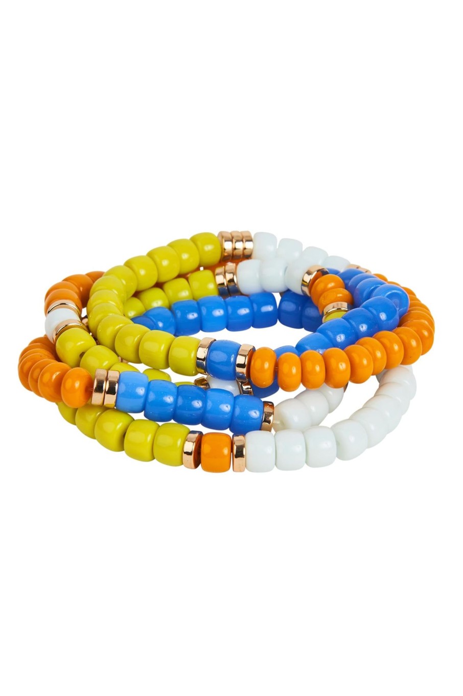 Accessories eb&ive Bracelets & Bangles | Ludus Cluster Bracelet - Citrus/Capri