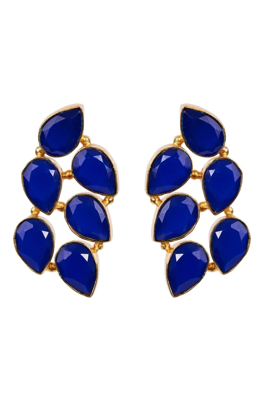 Accessories eb&ive Earrings | Awaken Earring - Sapphire