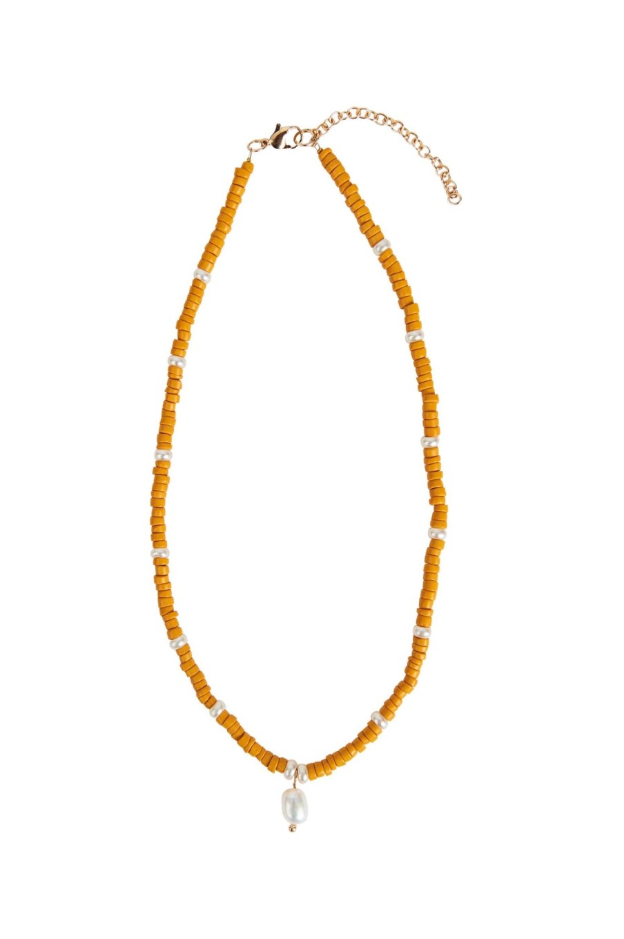 Accessories eb&ive Necklaces | Mimosa Beaded Necklace - Honeycomb