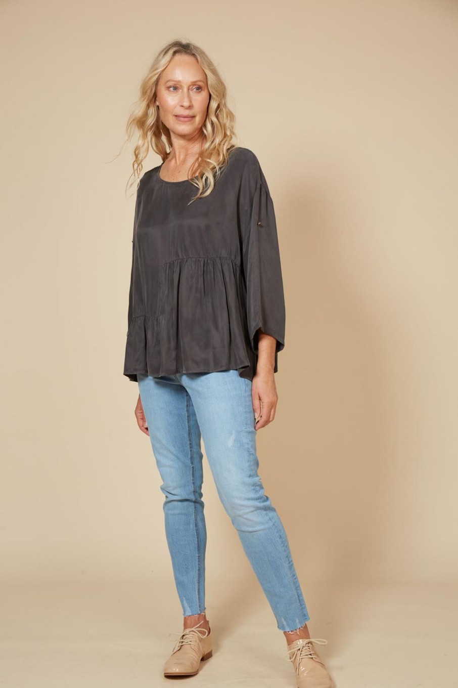 Clothing eb&ive Blouses | Vienetta Top - Fossil