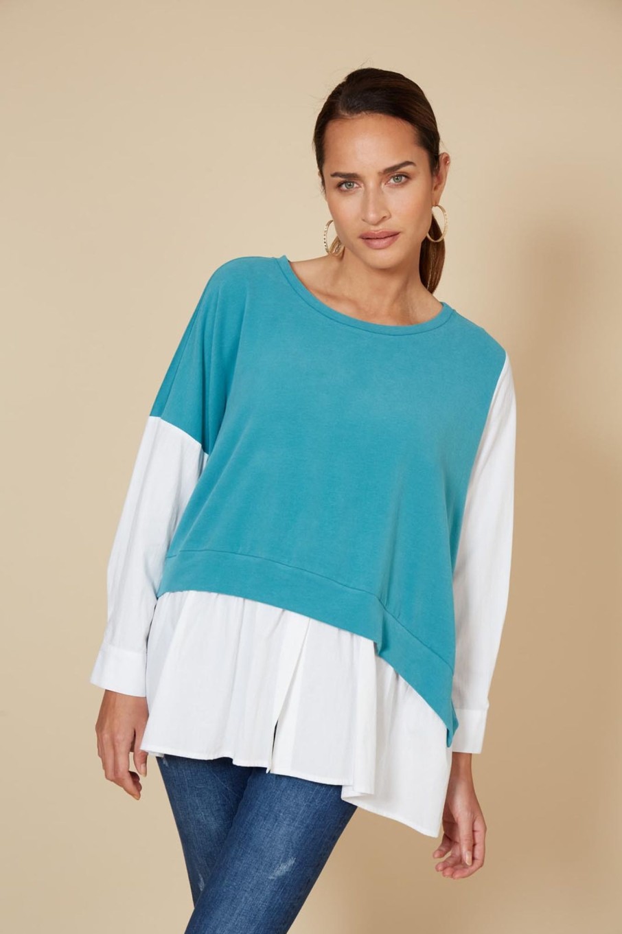 Clothing eb&ive T-Shirts | Martini Shirt Top - Teal