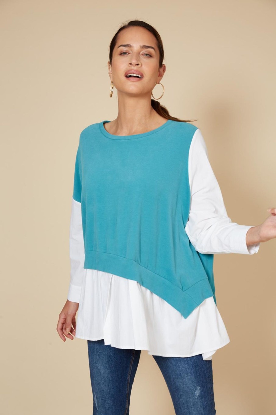 Clothing eb&ive T-Shirts | Martini Shirt Top - Teal