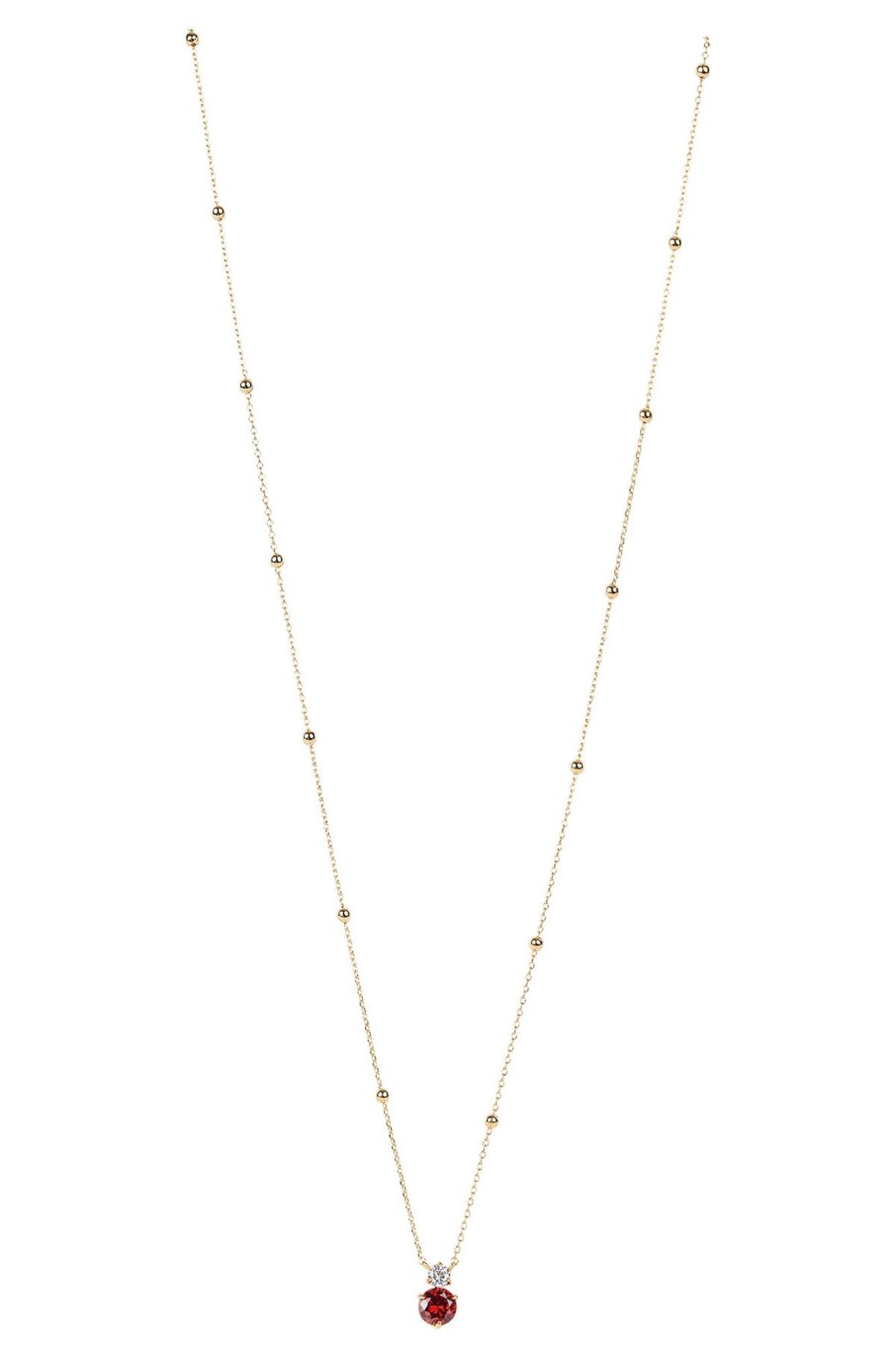 Accessories eb&ive Necklaces | Instinctive Necklace - Garnet