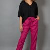 Clothing eb&ive Pants | Diaz Relaxed Pant - Mulberry