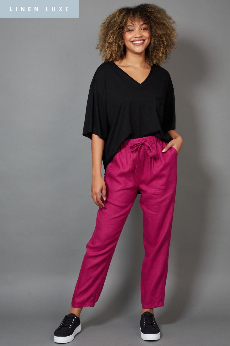 Clothing eb&ive Pants | Diaz Relaxed Pant - Mulberry