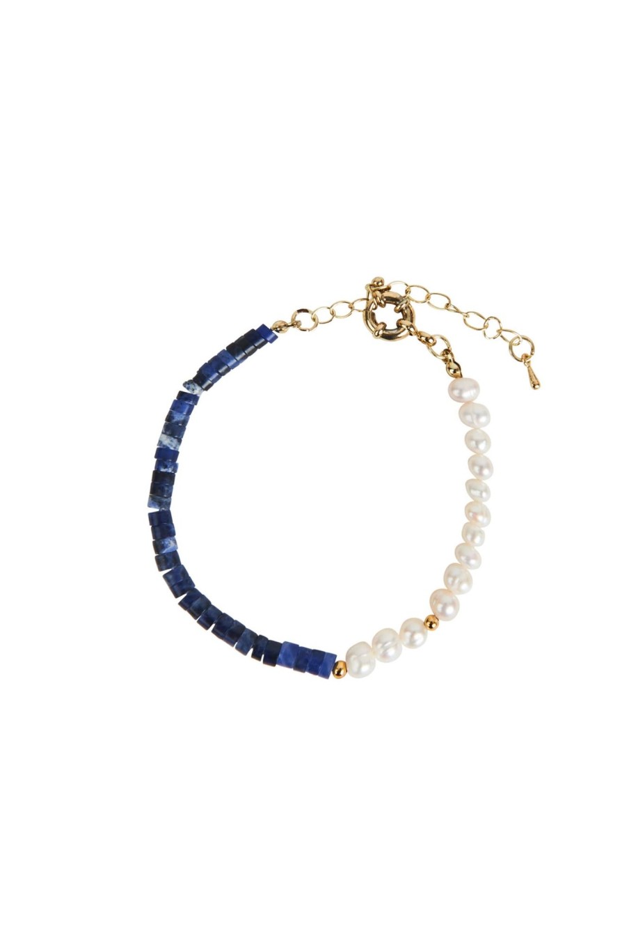 Accessories eb&ive Bracelets & Bangles | Plumeria Pearl Bracelet - Indigo