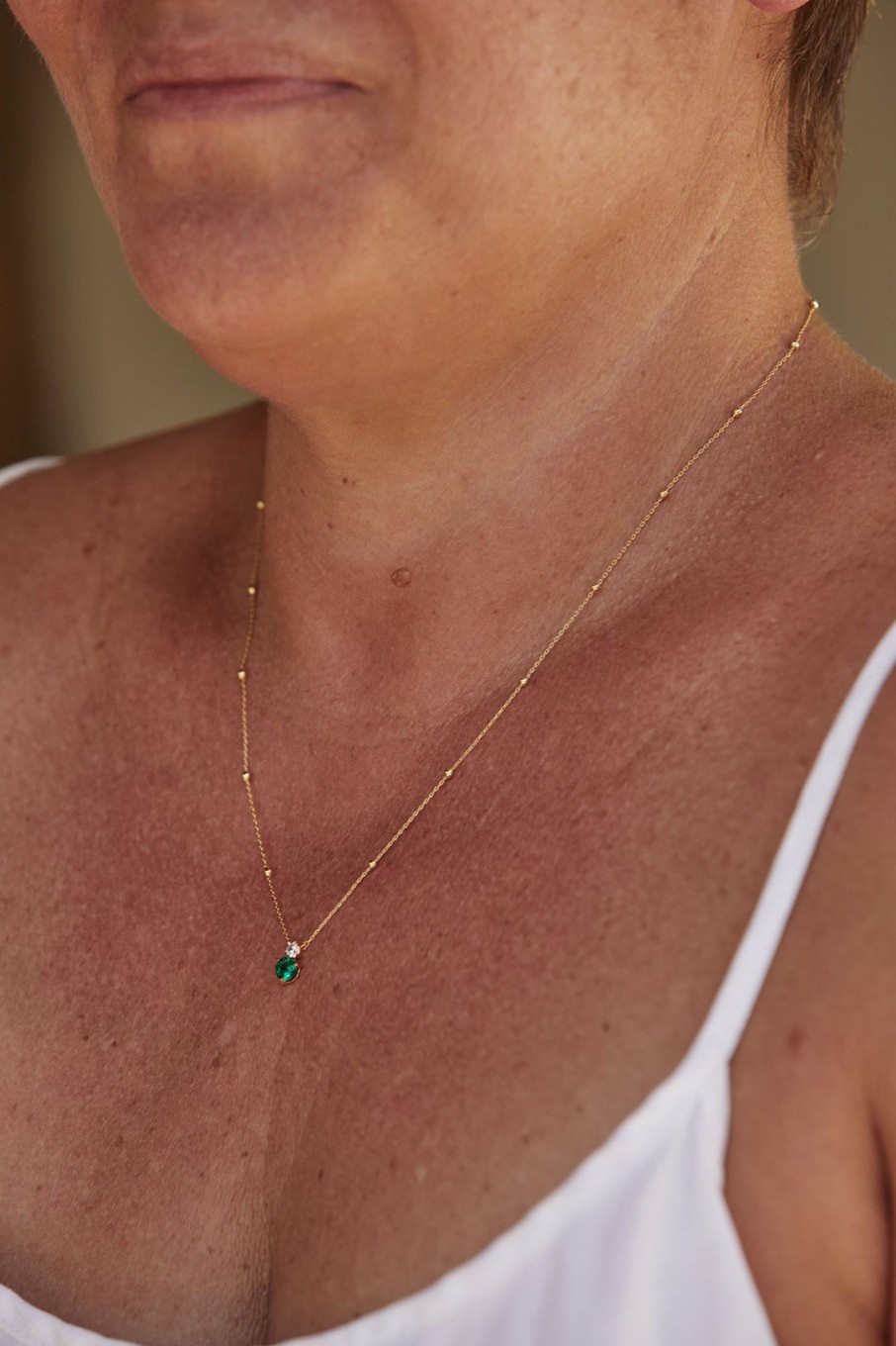 Accessories eb&ive Necklaces | Instinctive Necklace - Emerald